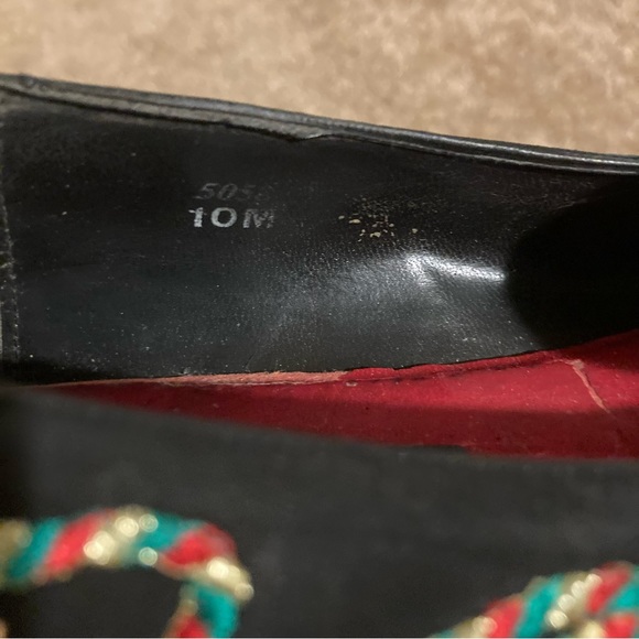 Vintage J. Renee Embroidered Cowboy Western Santa Christmas Flats - Picture 6 of 6